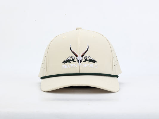 Seven Devils Performance Snapback — Beige / Rope Brim