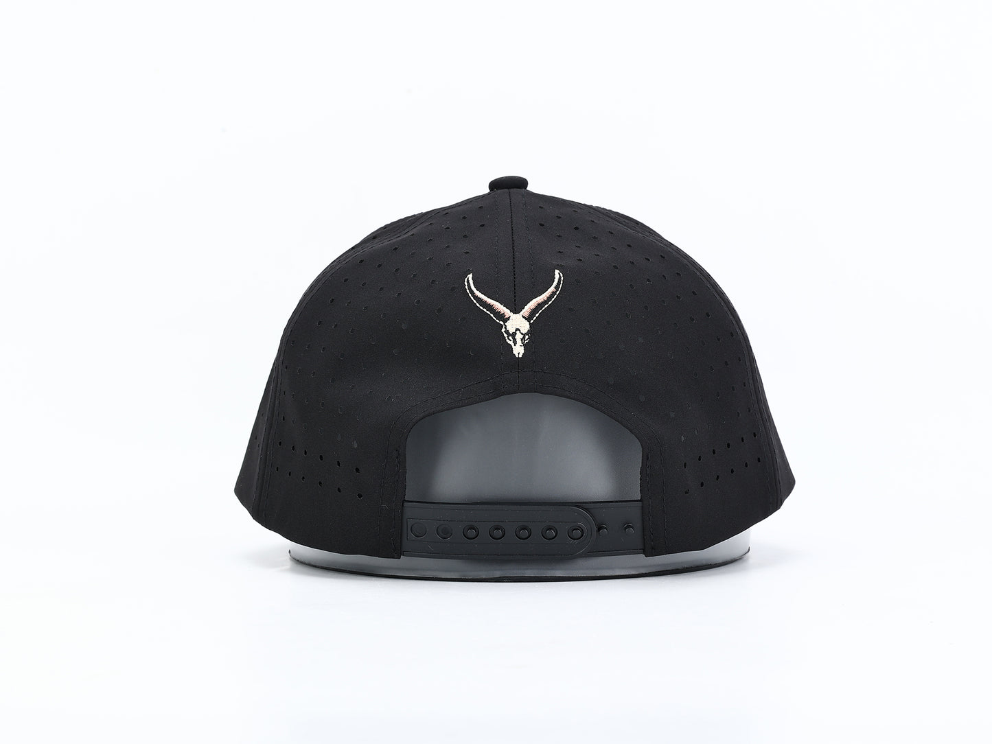 Seven Devils Performance Snapback — Black / Rope Brim