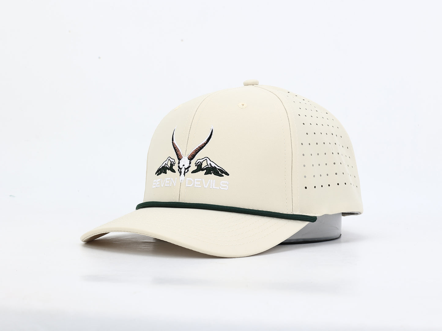 Seven Devils Performance Snapback — Beige / Rope Brim