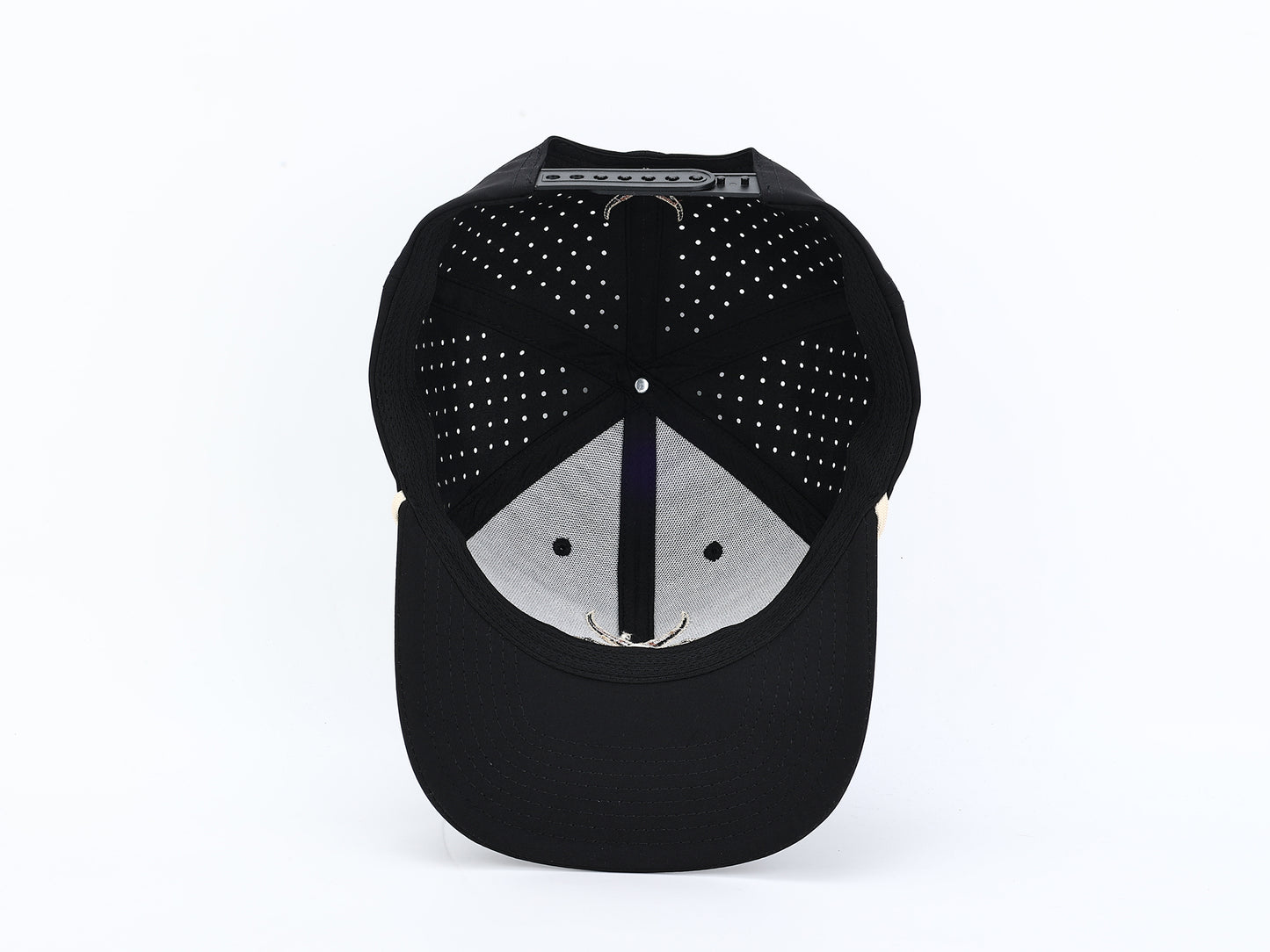 Seven Devils Performance Snapback — Black / Rope Brim
