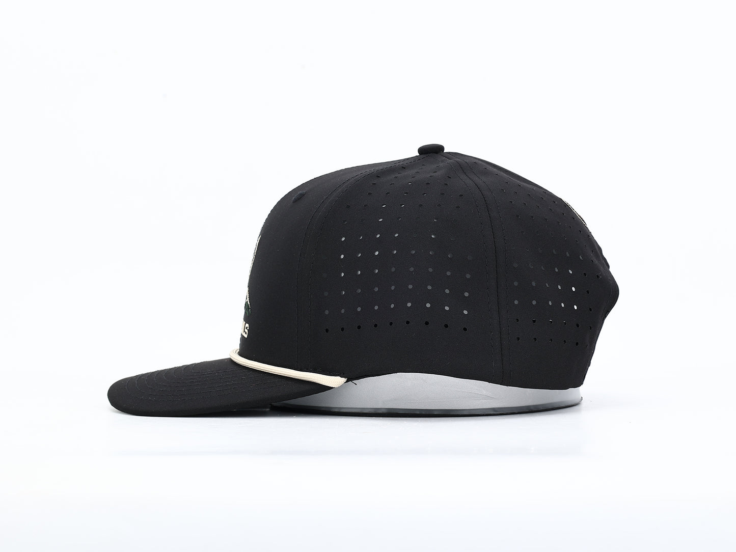 Seven Devils Performance Snapback — Black / Rope Brim