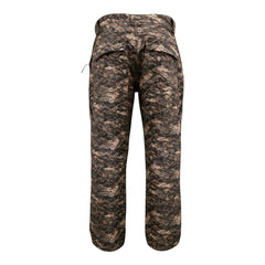 Grave Point Pant in Canyon Ghost camo, back view showing the belt-looped waist and zippered flap back pockets